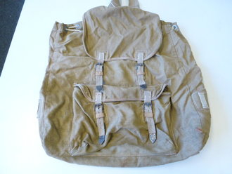 Tropenrucksack Afrikakorps datiert 1942, getragenes...