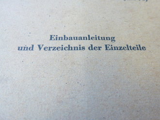 D 633/19 Satz Befestigungsvorrichtung  2-7073 für MG 34 oder 42 auf LKW und KFZ 70, datiert 1944, komplett