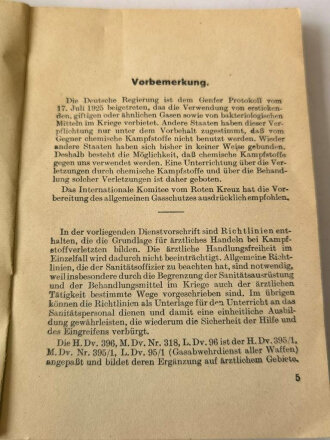 Kampfstoffverletzungen, datiert 1943 , 106 Seiten, komplett