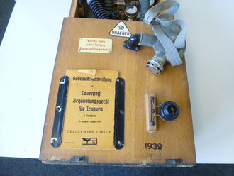 Sauerstoffbehandlungsgerät für Truppen, guter Zustand, Originallack