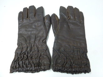 Paar Handschuhe für Fallschirmjäger, weiches Leder, sehr guter Zustand