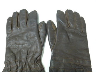 Paar Handschuhe für Fallschirmjäger, weiches Leder, sehr guter Zustand