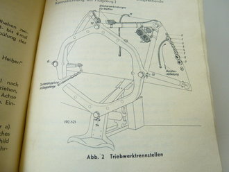 Fw 190 A-1, Bedienungsvorschrift - Fl, Bedienung und Wartung des Flugzeuges, datiert 1941, komplett