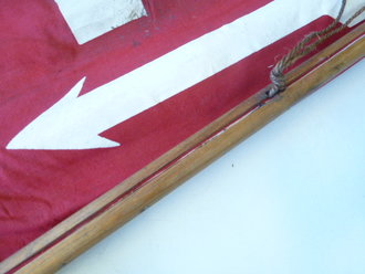 Hinweisschild Nachrichtentruppe. Seltenes Originalstück ohne erkennbare Herstellermarkierung, lediglich ein Fundusstempel der tschechischen Armee, die das Stück nach Ende des 2.Weltkriegs im Bestand hatte. Original german WWII sign