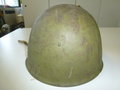 Russland  , Stahlhelm 2.Weltkrieg M40 mit M36 Innenfutter, Originallack