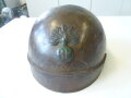 Frankreich 2.Weltkrieg, M36 Flak Stahlhelm, Originallack