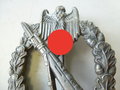 Infanteriesturmabzeichen in Silber , Zink versilbert, Hersteller RS in LDO Tüte