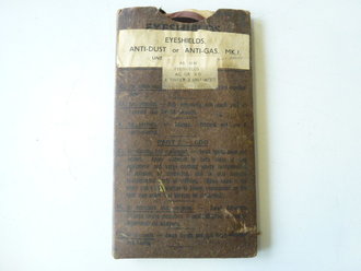 British WWII, Eyeshields, Anti gas MKIII, dated 1944