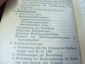 Merkblatt 15/5: Orden und Ehrenzeichen, Sammeldruck der geltenden Bestimmungen, 295 Seiten, datiert 1943