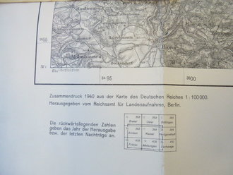 Reichskarte, Umgebung von Kassel - Bad Wildungen