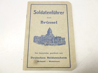 Soldatenführer durch Brüssel, 36 Seiten, kleinformatig