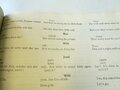 "Englisch wie mans spricht", Elementarkurs Lektion 1-6, War department technical manual, 139 Seiten, datiert 1945
