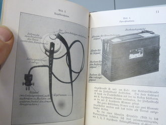 1.Weltkrieg, Das Fernsprechgerät der Feldartillerie, datiert 1915, 42 Seiten + Ergänzungen, komplett, die Bindung z.T. lose