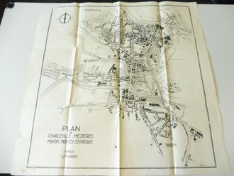 Stadtplan Charleville, 75 x 75cm