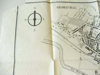 Stadtplan Charleville, 75 x 75cm