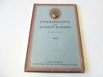 DDAC, Straßenkarte von Südost-Europa,...