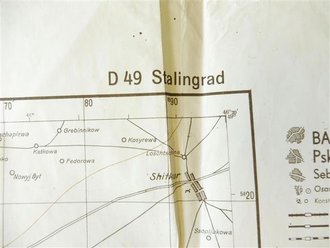 Militärkarte Stalingrad, Sonderausgabe,  Nur...