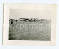 Luftwaffe, Maschinen auf Flugfeld, Maße 7x5cm