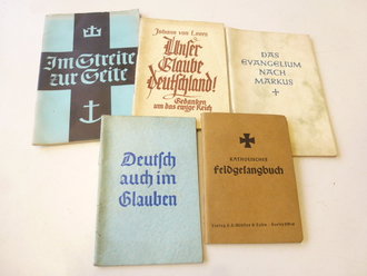 Konvolut kath. Kriegsgefangenenbuch, das Evangelium nach...