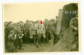 Foto Adolf Hitler. bei Grundsteinlegung?, Maße 13x8cm,...
