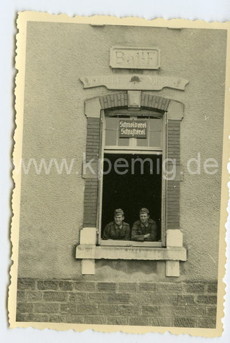 Frankreich , Foto einquartierte Soldaten, Maße 6x9cm