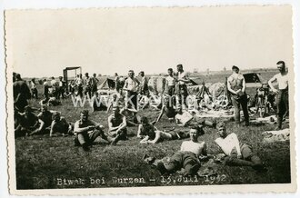 Biwak bei Wurzen 1932, Maße 14x9cm
