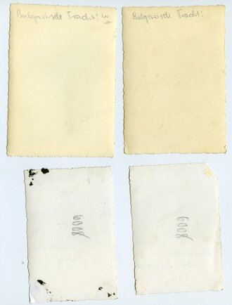 4 Fotos Bulgarien , Maße meist 6x9cm, datiert 1942