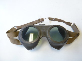 Schutzbrille"Auer Neophan " Wehrmacht, Gummi weich