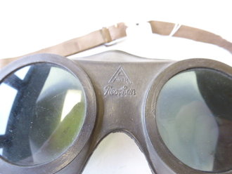 Schutzbrille"Auer Neophan " Wehrmacht, Gummi weich