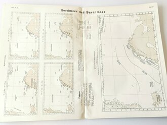 Atlas der Dichte des Meerwassers - Nordmeer und Barentsee, Kriegsmarine