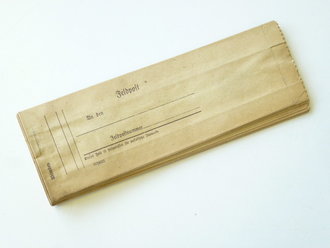 Ungebrauchter Feldpostbrief aus stabilem Papier, Maße 8 x 24 cm, 1 Stück