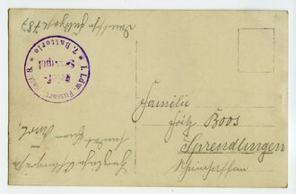 Ansichtskarte "Fröhliche Ostern Belgien 1917"