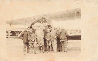 1.Weltkrieg, Gruppenaufnahme Flugschüler,...