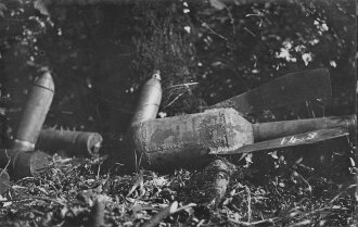 1.Weltkrieg Foto französische Flügelmine,...
