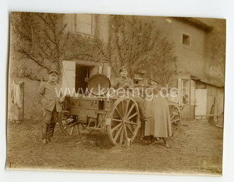 1.Weltkrieg Foto Feldküche , Maße 8,5x11cm