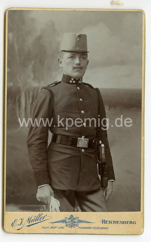 Österreich 1. Weltkrieg, Studioaufnahme, Maße 10,5x6,5cm