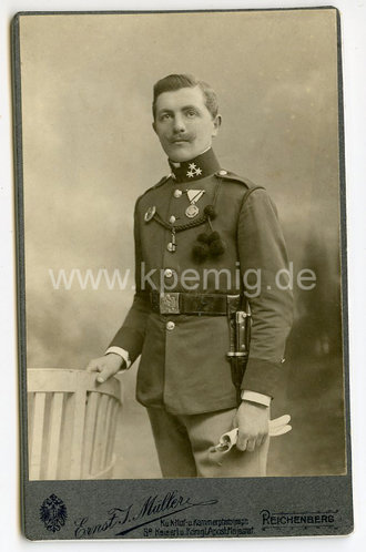 Österreich 1.Weltkrieg, Studioaufnahme, Maße 10,5x6,5cm