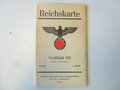 Reichskarte, Großblatt 109 Gießen - Bad Nauheim, datiert 1939