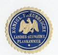 1.Weltkrieg, Siegelmarke Königl. Preuss. Landes-Aufnahme Plankammer