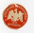 1.Weltkrieg, Siegelmarke Königlich Preussische 1te Division