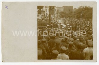 4 Fotos Fernsprechabteilung 18 datiert 1915/16, Maße 9x14cm