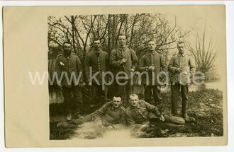 5 Fotos Fernsprechabteilung 18 datiert 1916, Maße 9x14cm, datiert 1915/16