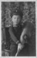 Foto 1. Weltkrieg eines Jungen in Matrosenuniform bei der Einschulung, Postkartenformat