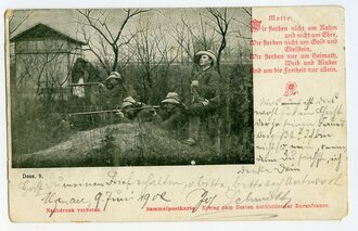 1.Weltkrieg, Ansichtskarte Burenkämpfer