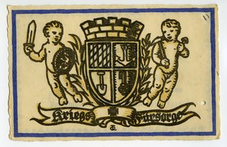 1.Weltkrieg, Kriegsfürsorge Ludwigshafen am Rh., datiert...