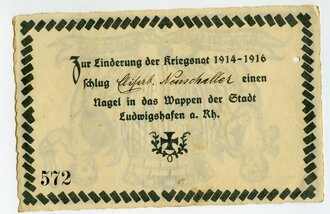 1.Weltkrieg, Kriegsfürsorge Ludwigshafen am Rh.,...