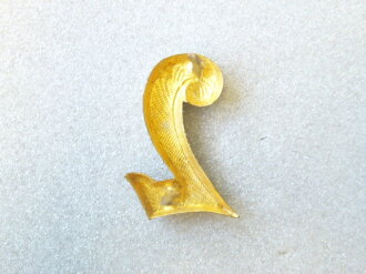 1. Weltkrieg, Schulterklappenauflage, gold, Maße 21,7x14,2mm