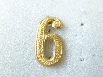 1. Weltkrieg, Schulterklappenauflage, golden, Maße 18,6x10,2mm