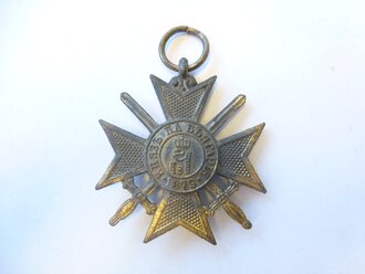 Bulgarien 1.Weltkrieg Militärverdienstkreuz 1915 mit Schwertern in Gold