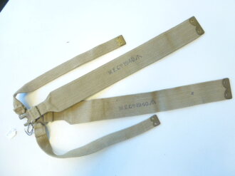 British WWII, Haversack shoulder strap, set, dated 1940